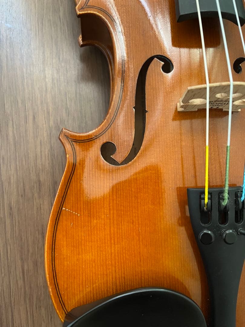 ペゾルト　801 バイオリン 1/2サイズ　本体 肩当て　アルシェ弓　ケース付き