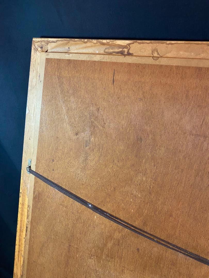 【額縁付き】山下清 日本平の富士 セリグラフ絵画