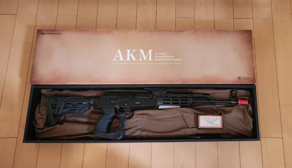 東京マルイ AKM 外装カスタム 純正パーツ完備