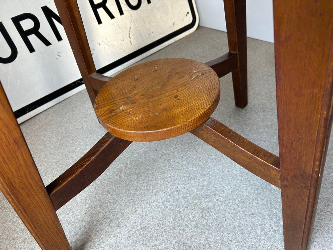 アンティーク　木製コーヒーテーブル　円形　古道具　ヴィンテージ　ラウンドテーブル