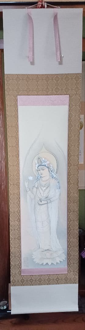 ◆村上華岳 「聖蓮華（しょうれんげ）」木版画　メナード美術館　限定380部◆