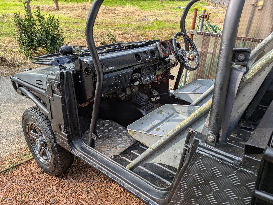 40's当時物アメリカUSAAFビンテージアルミ製シート2脚 オマケ車SJ30付