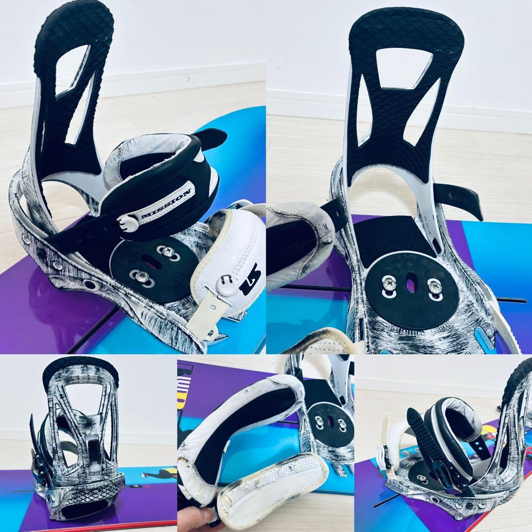 BURTON HERO 158cm＋Mission M｜バートン 板 バイン付き