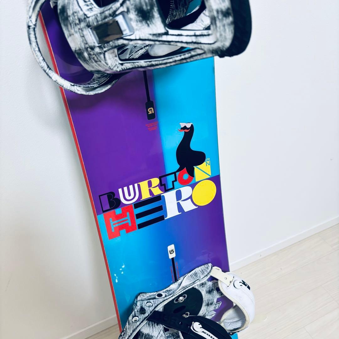 BURTON HERO 158cm＋Mission M｜バートン 板 バイン付き