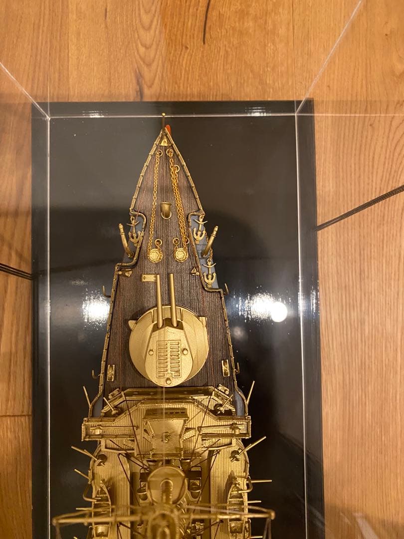 軍艦三笠　金属模型　完成品　1/300