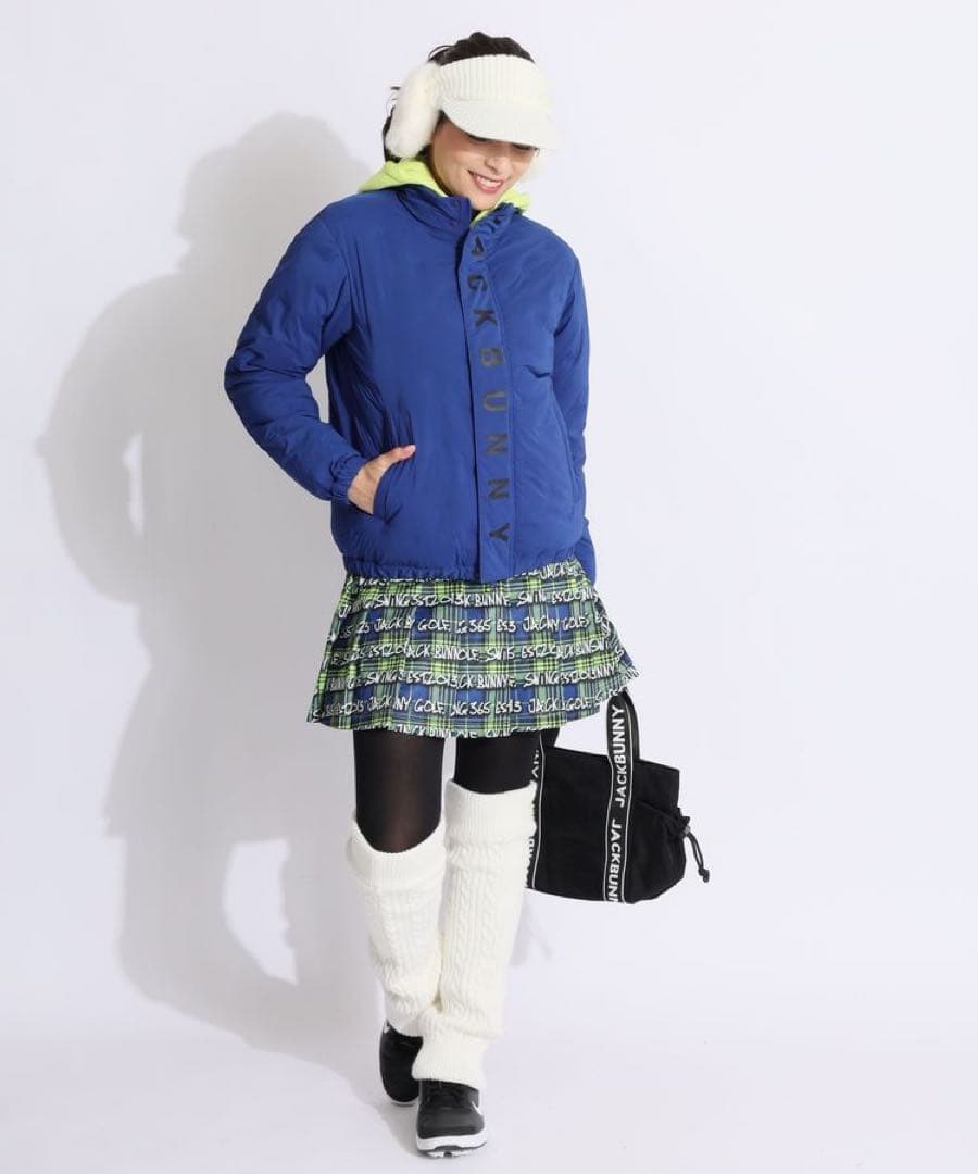 ジャックバニー Jack Bunny!!ストレッチ袋織り中綿ジップアップブルゾン