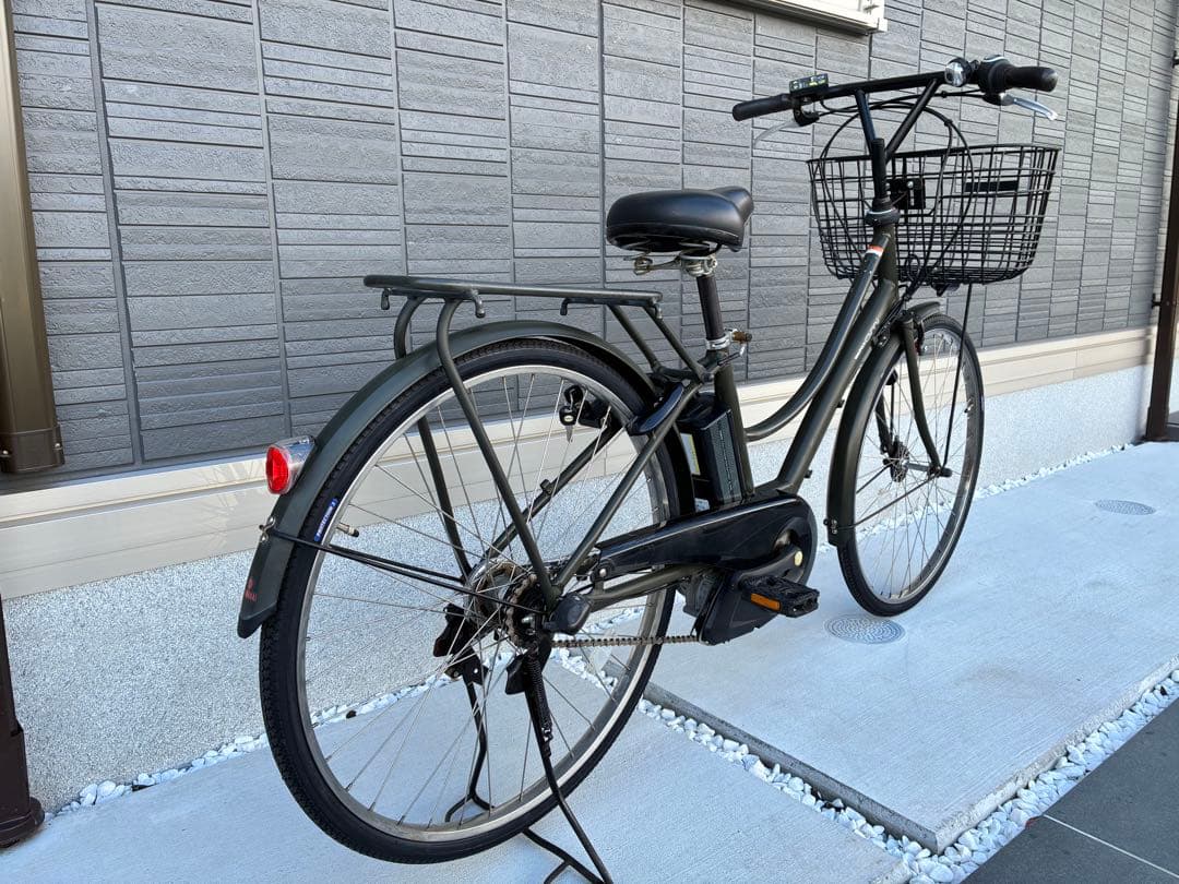 【送料込み】電動自転車　ヤマハ　PAS Ami カーキ
