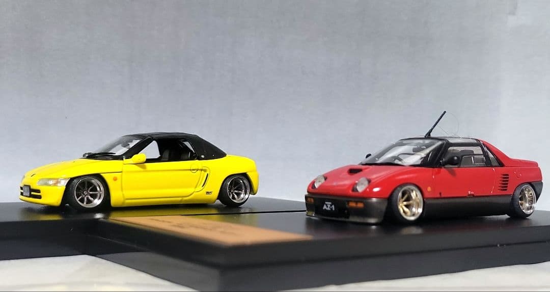 ルル　ビート改&AZ-1改　2点セット　ワタナベ　アルミ製　深リム