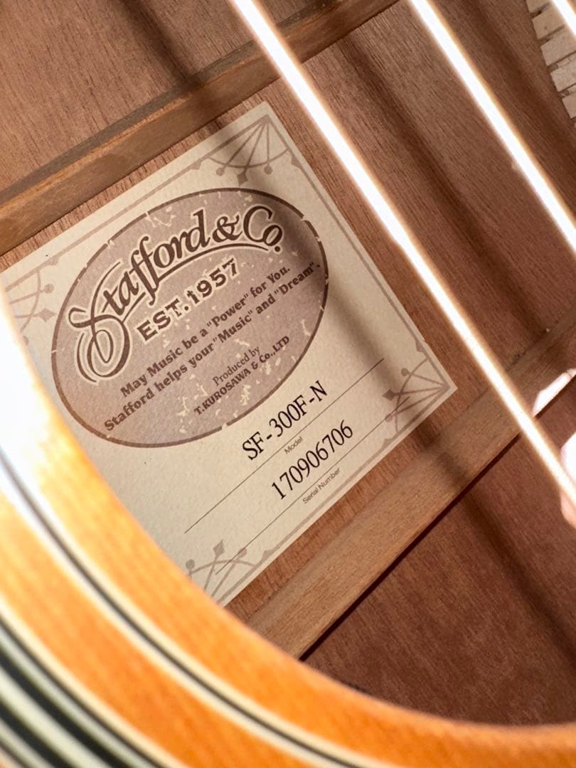 スタッフォードSF-300F-NFishman搭載｜ショートスケール｜専用ケース