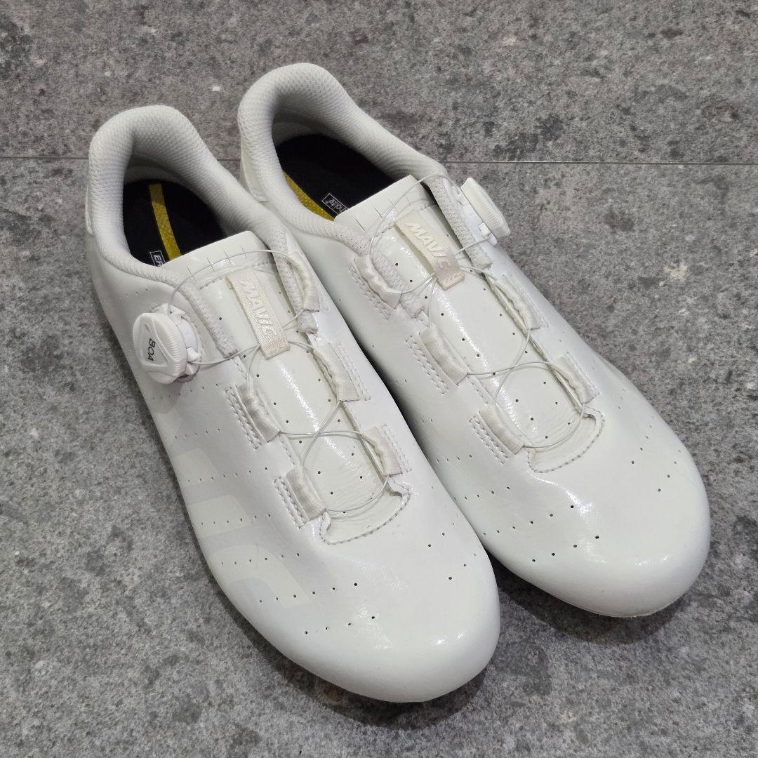 【美品・希少】MAVIC COSMIC BOA オールホワイト 27cm