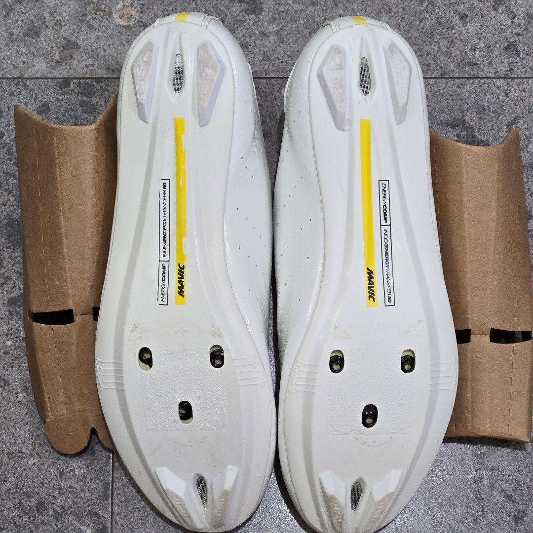 【美品・希少】MAVIC COSMIC BOA オールホワイト 27cm