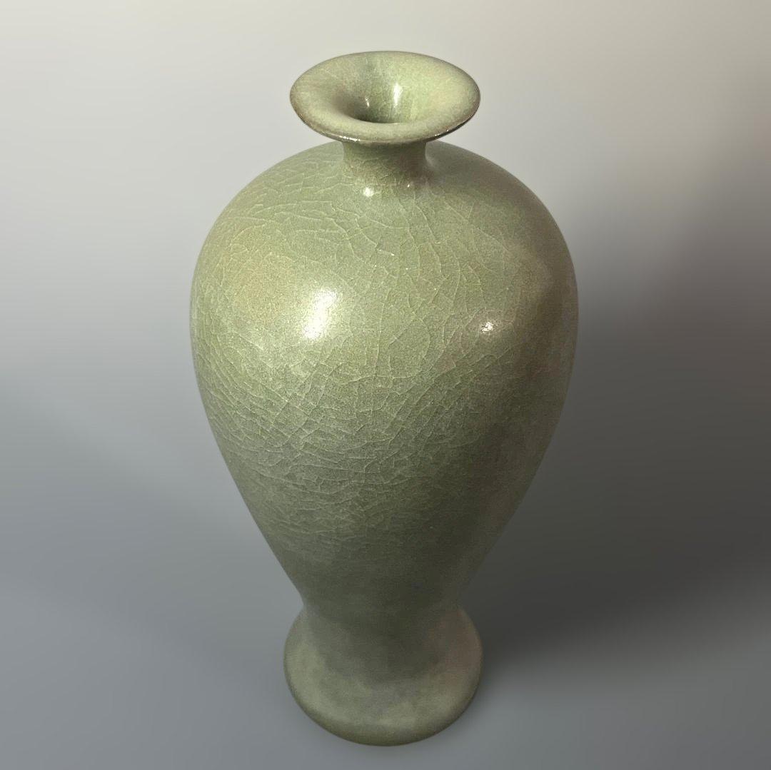 唐物 青磁梅瓶 中国美術 古玩 SH88