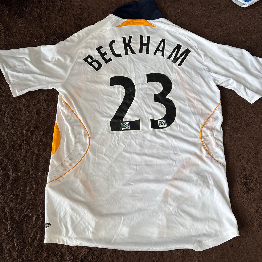 新品限定！MLSアディダスロサンゼルスギャラクシーユニフォームLL/ベッカム23