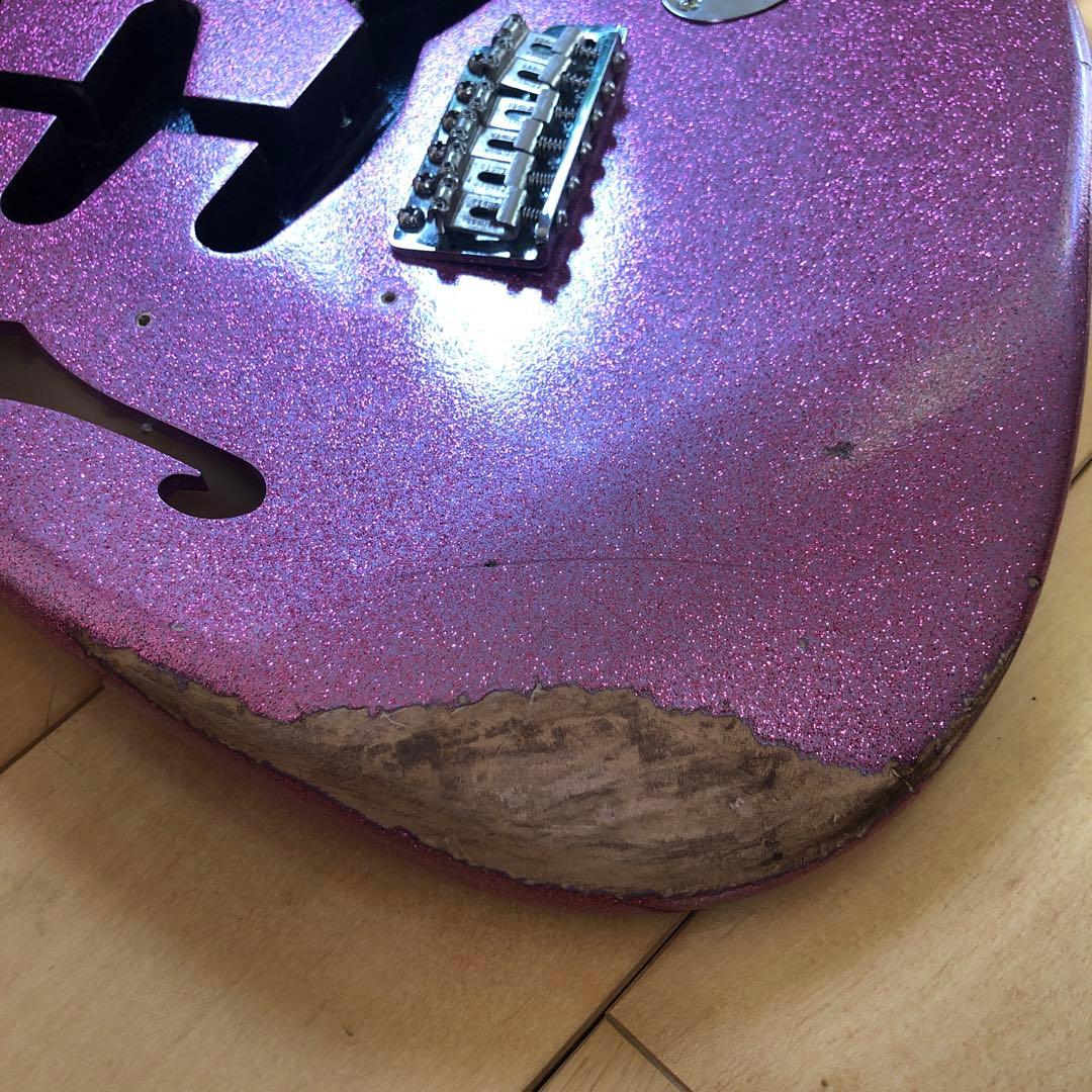 ギター Franchin Guitar Strat Thinline body