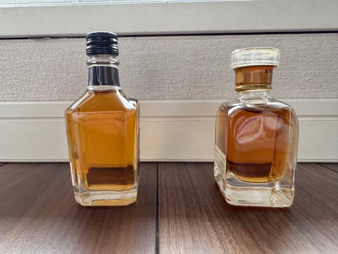 AGEING 15 & CREST 12 WHISKY ミニチュア2本セット