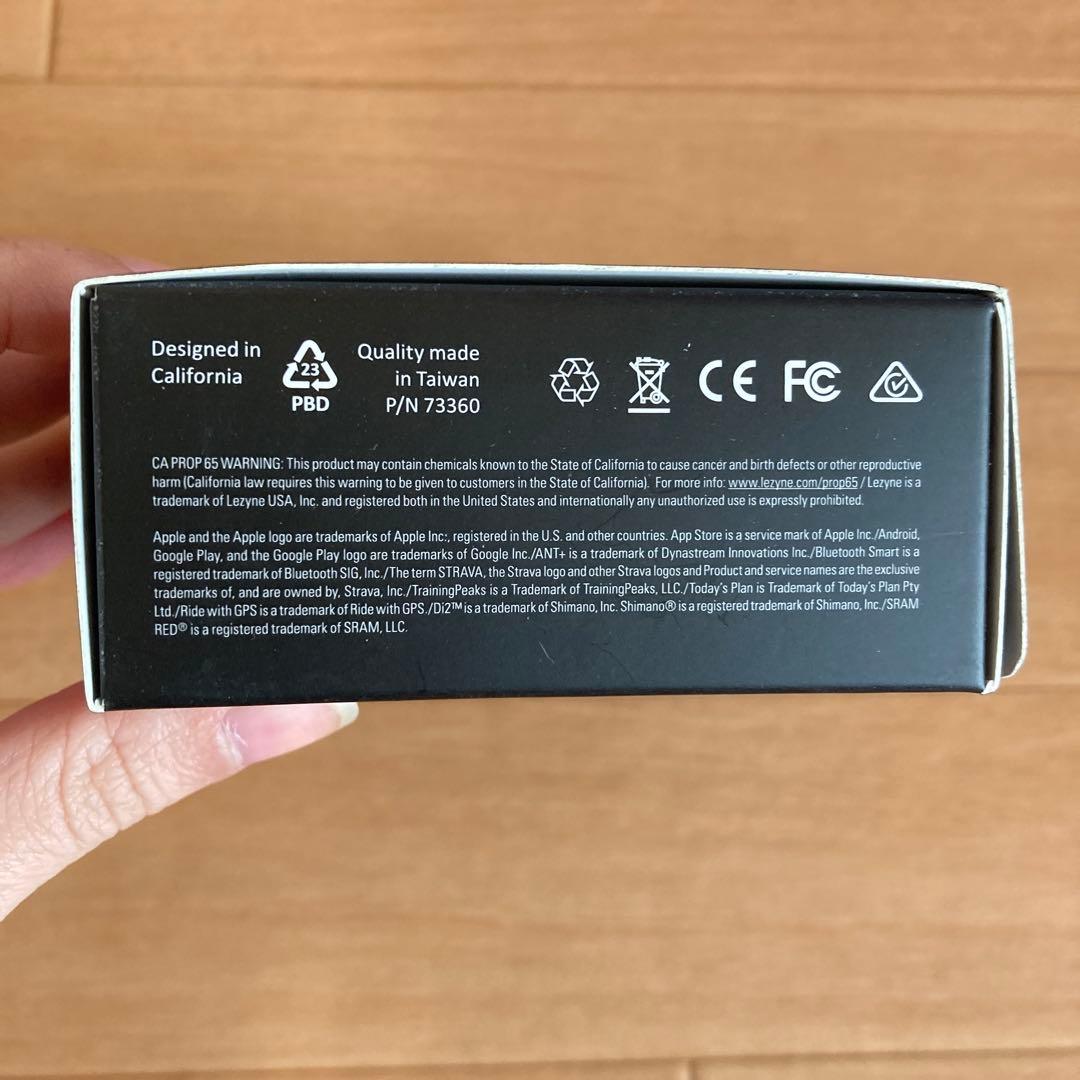 LEZYNE SUPER PRO GPS サイクルコンピューター　マウント付き