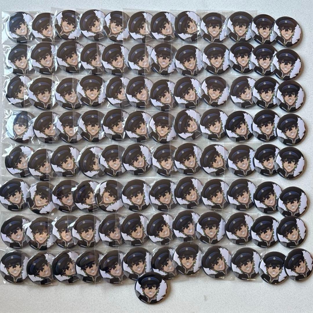 愛空　缶バッジ　ナポレオン　ブルーロック　オリヴァ愛空