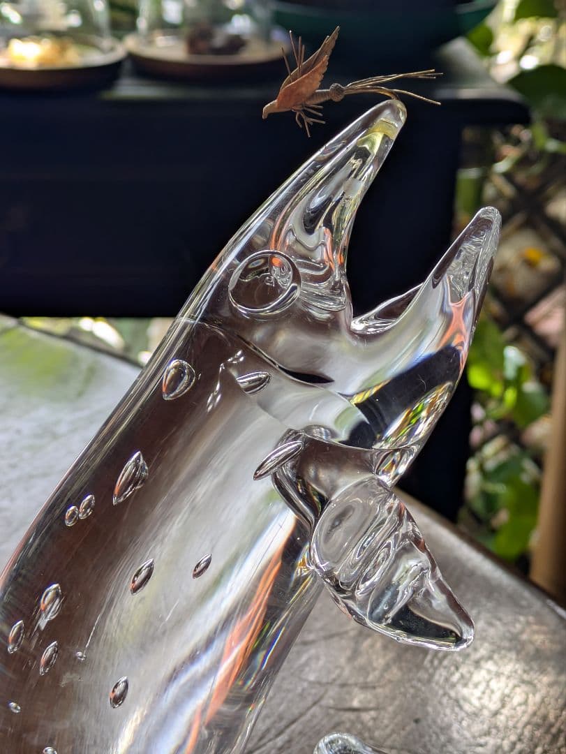 廃盤 STEUABEN Trout & Fly　希少 クリスタル 金　　訳あり