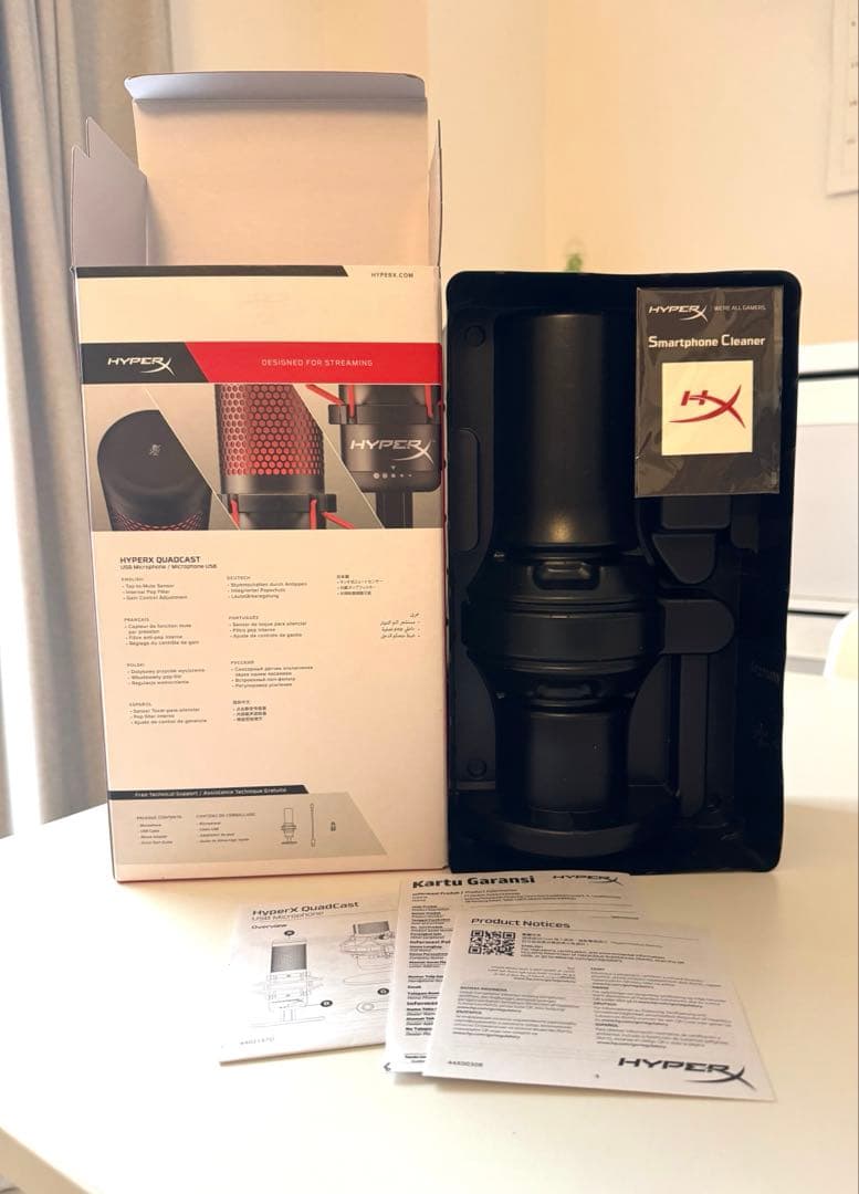 【美品】HyperX QuadCast USBマイク
