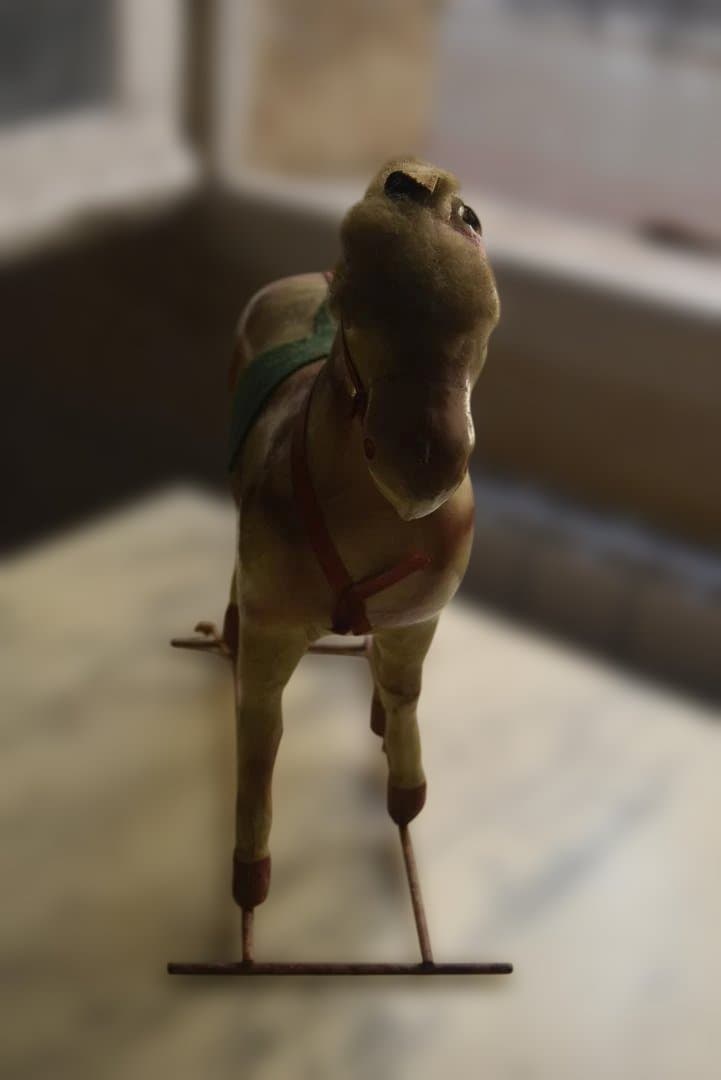 フランスアンティーク馬のオブジェ　西洋民藝　ジャンク品