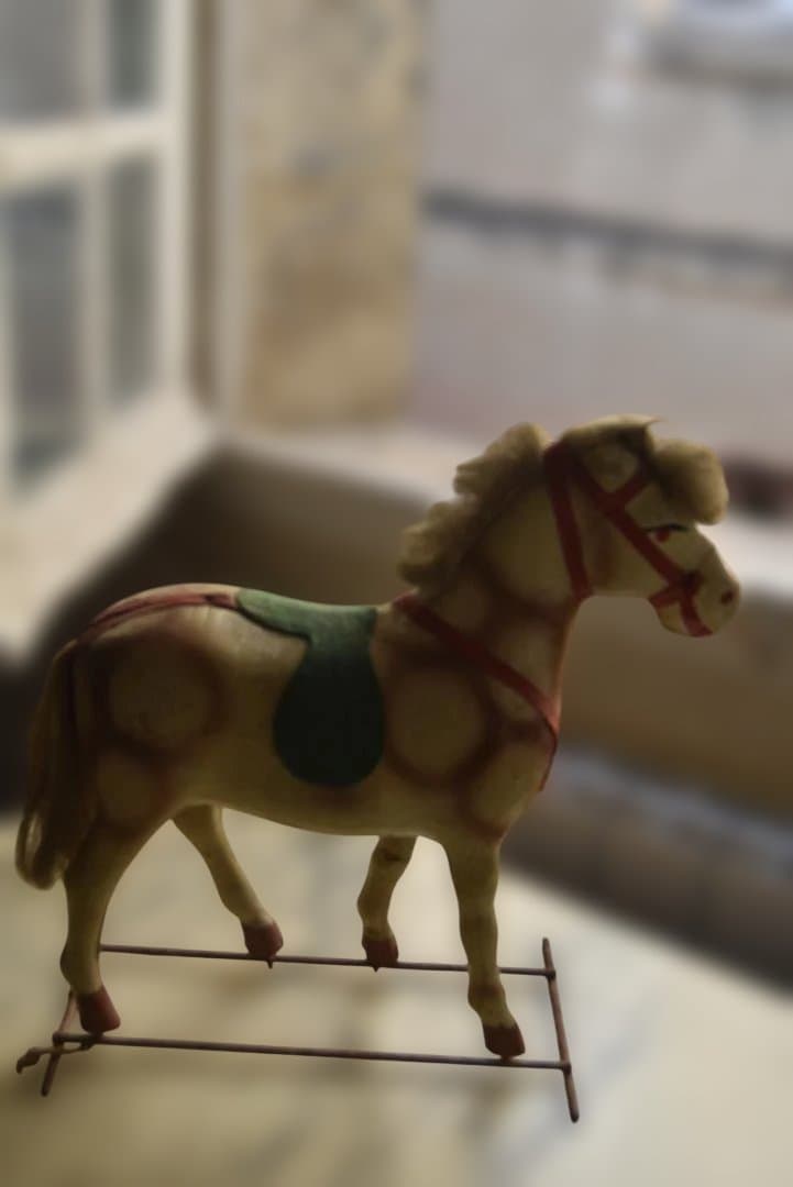 フランスアンティーク馬のオブジェ　西洋民藝　ジャンク品