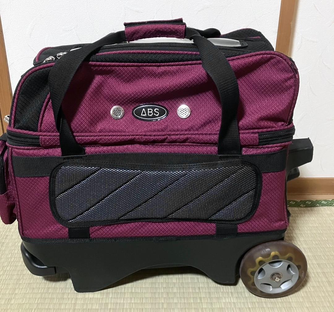 【24時間以内/早い者勝ち】ABS PRO-am キャスターバッグ 2ボール