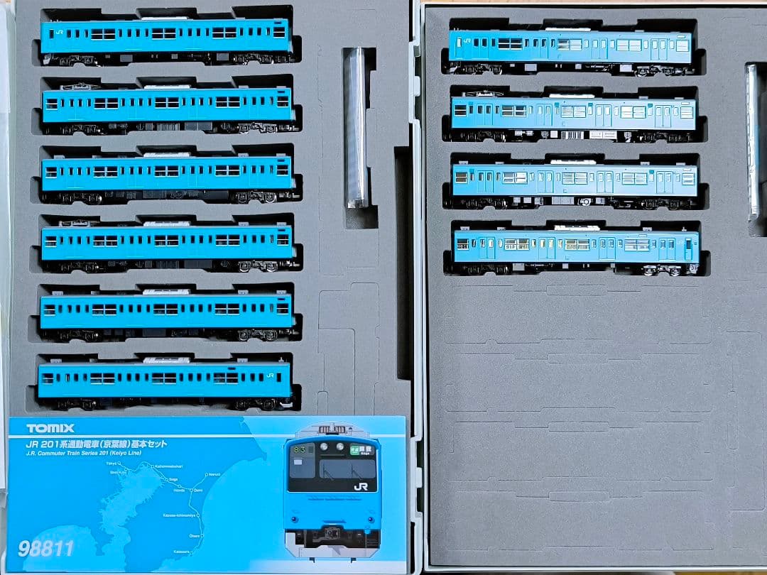 【TOMIX】201系京葉線、98811＋98812、基本増結10両セット★☆
