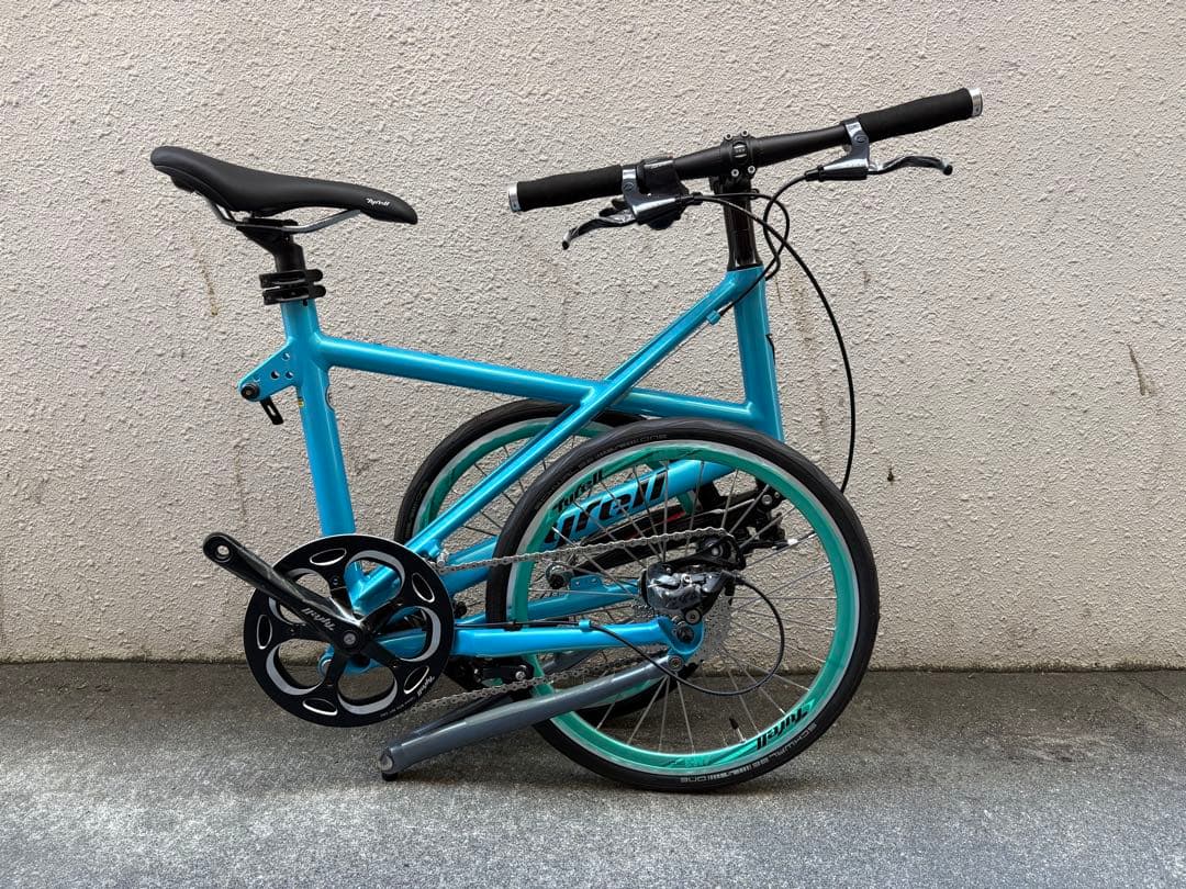 Tyrell FXα 新品未使用　ターコイズブルー　ミニベロ　小径車　タイレル