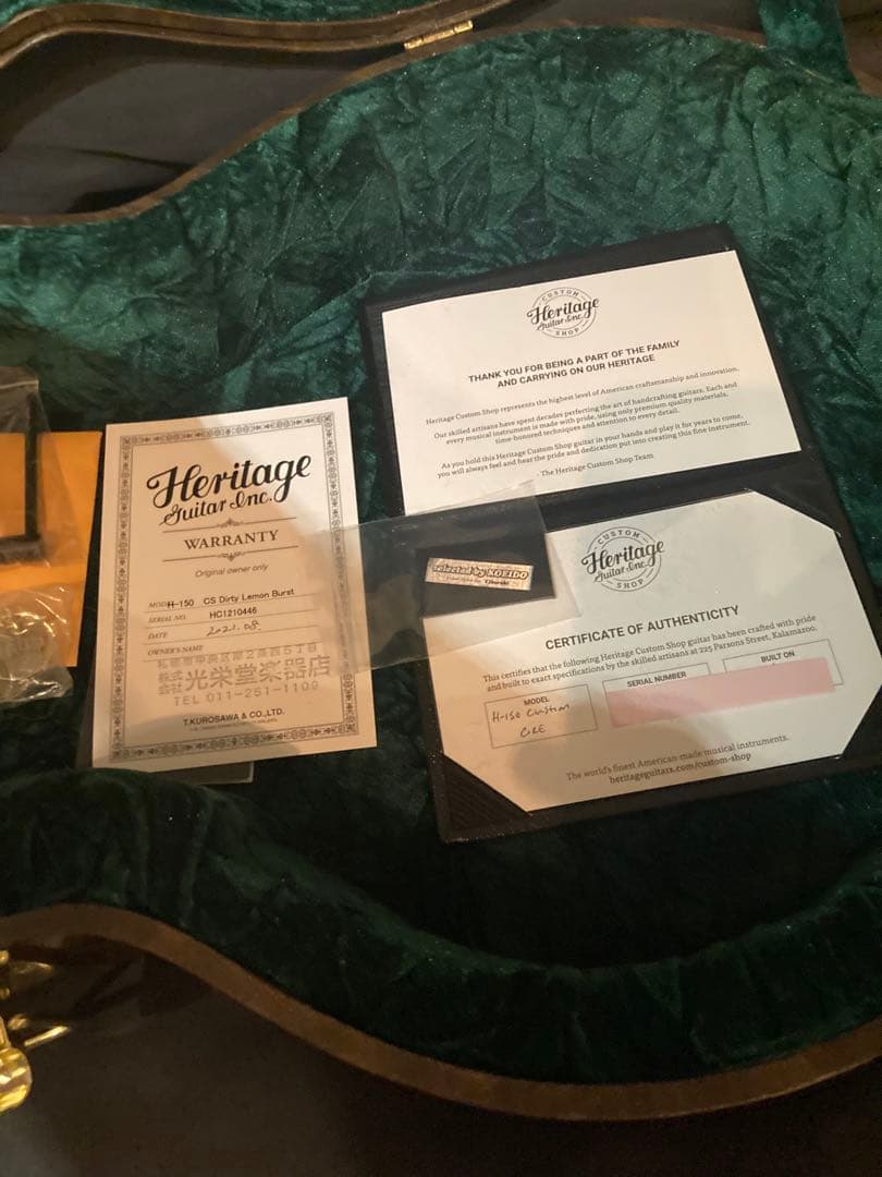 限定値下げ中　heritage Custom Shop H-150 光栄堂