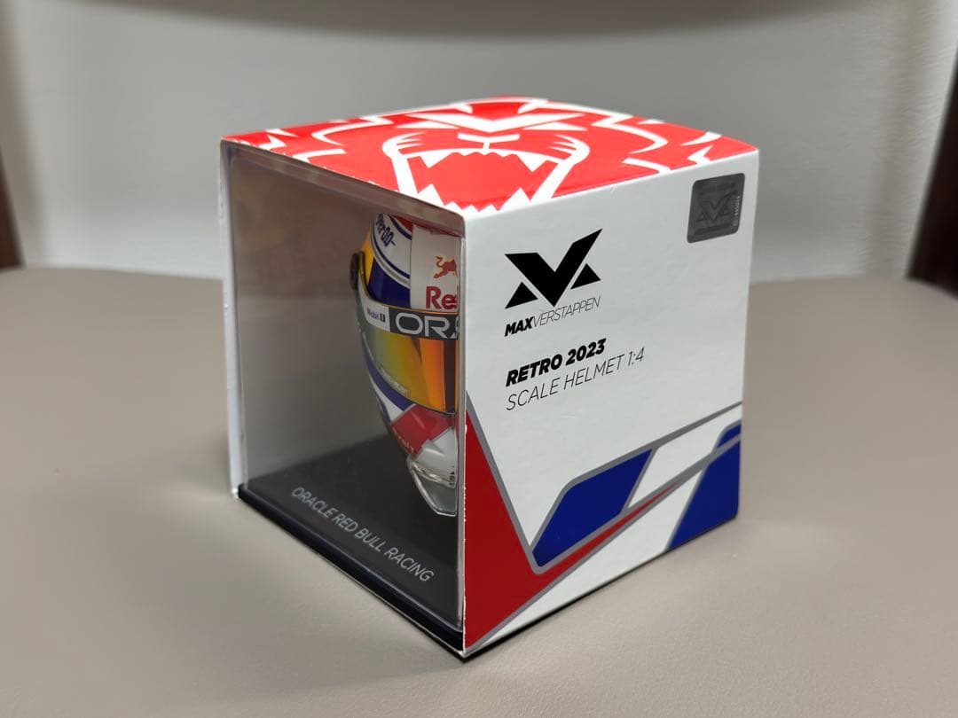 【qhmirai】M.フェルスタッペン ヘルメット2個セット1/4スケール