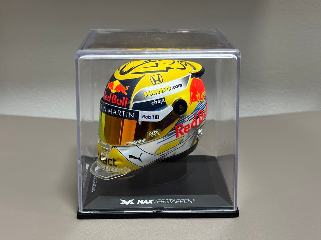 【qhmirai】M.フェルスタッペン ヘルメット2個セット1/4スケール