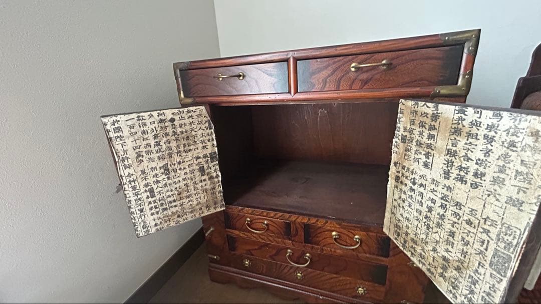 【12月限定値下げ】和箪笥 李朝箪笥 アンティーク家具 キャビネット