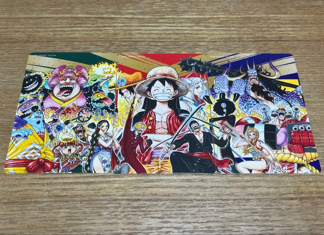 ワンピース　ナツコミ2022年特典ステッカー　3枚セット