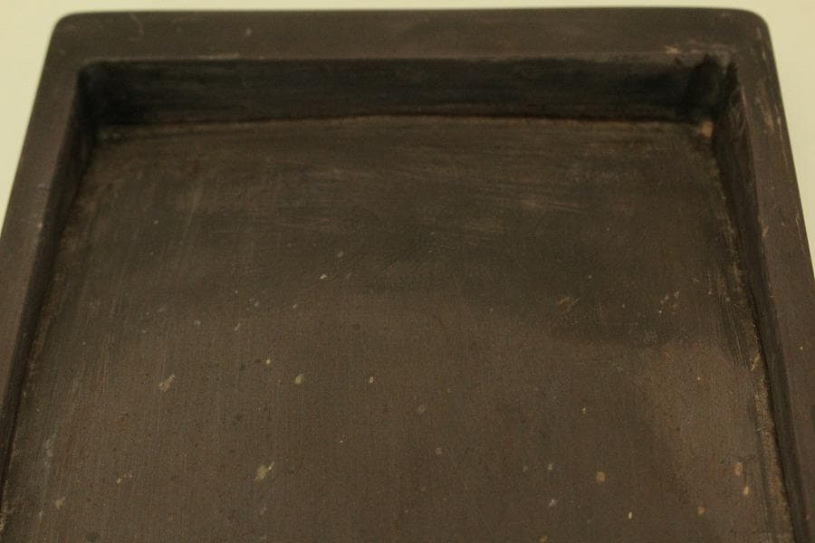 古い 文房具 硯 二面 筆 三本 まとめて(ZE538)