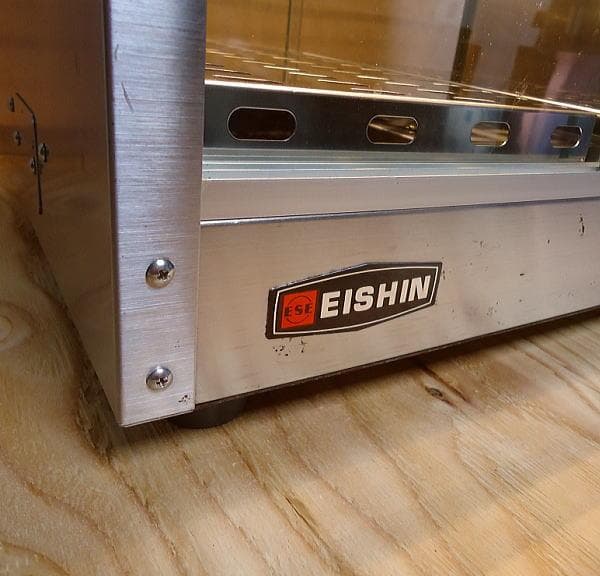 中古品 EISHINエイシン 電気100V 温蔵ショーケース ホットショーケース