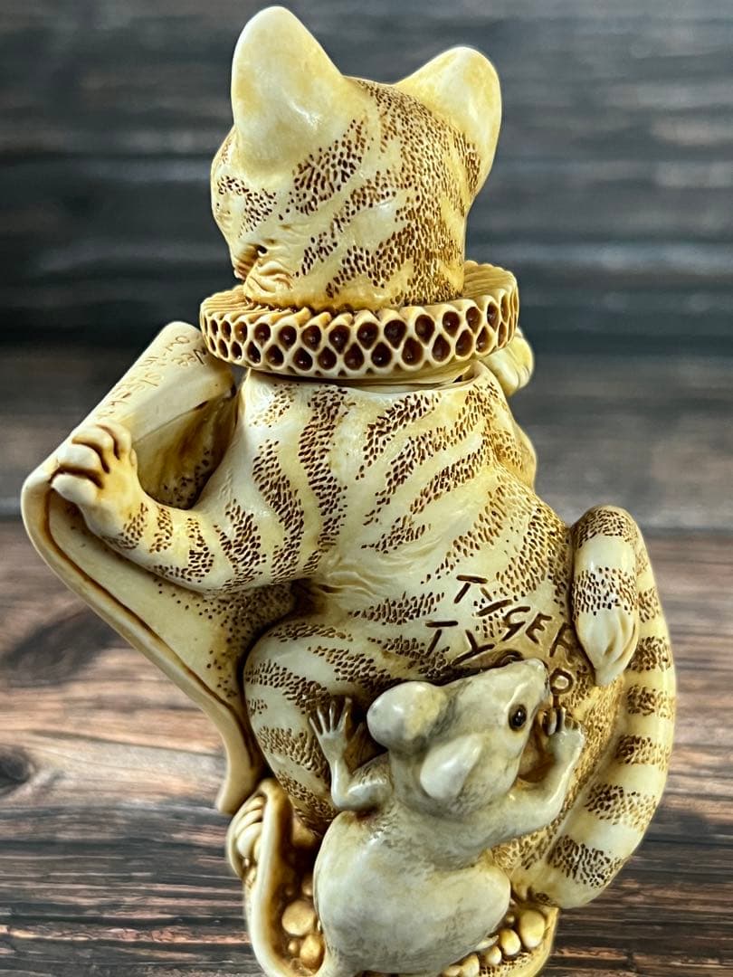 貴重　Poet's Party デビッド・ローレンス　置物　オブジェ　猫　鼠