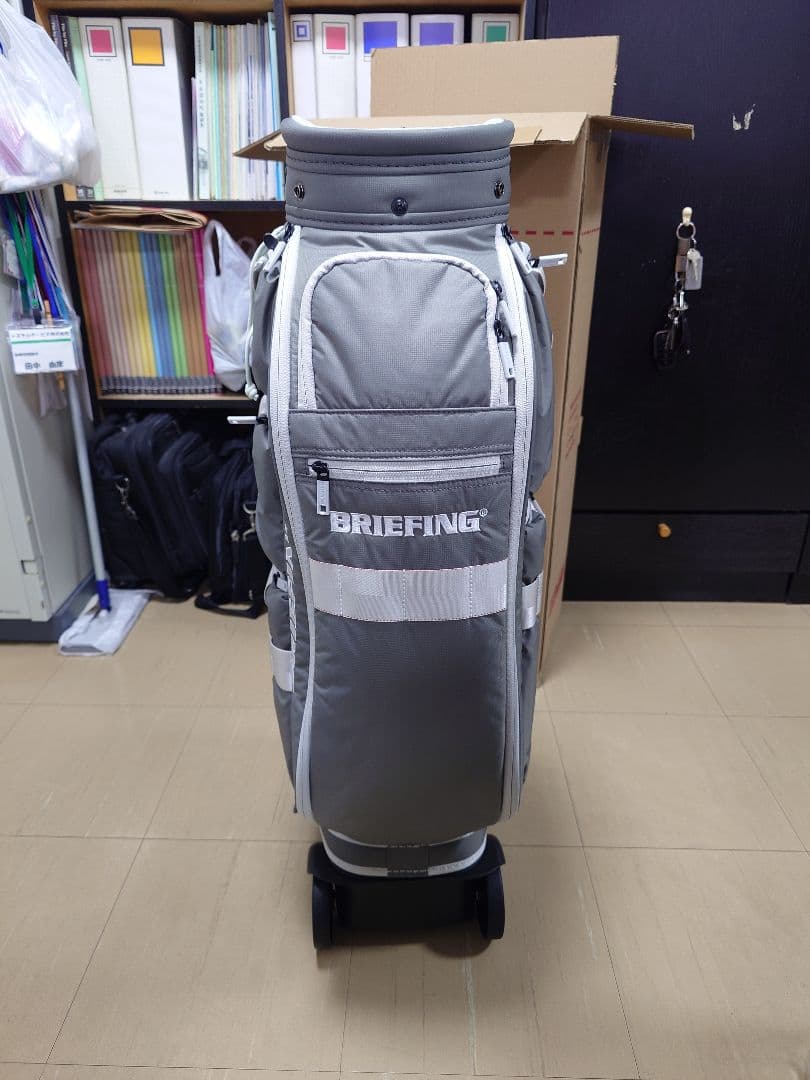 BRIEFING ゴルフキャディバッグ グレー