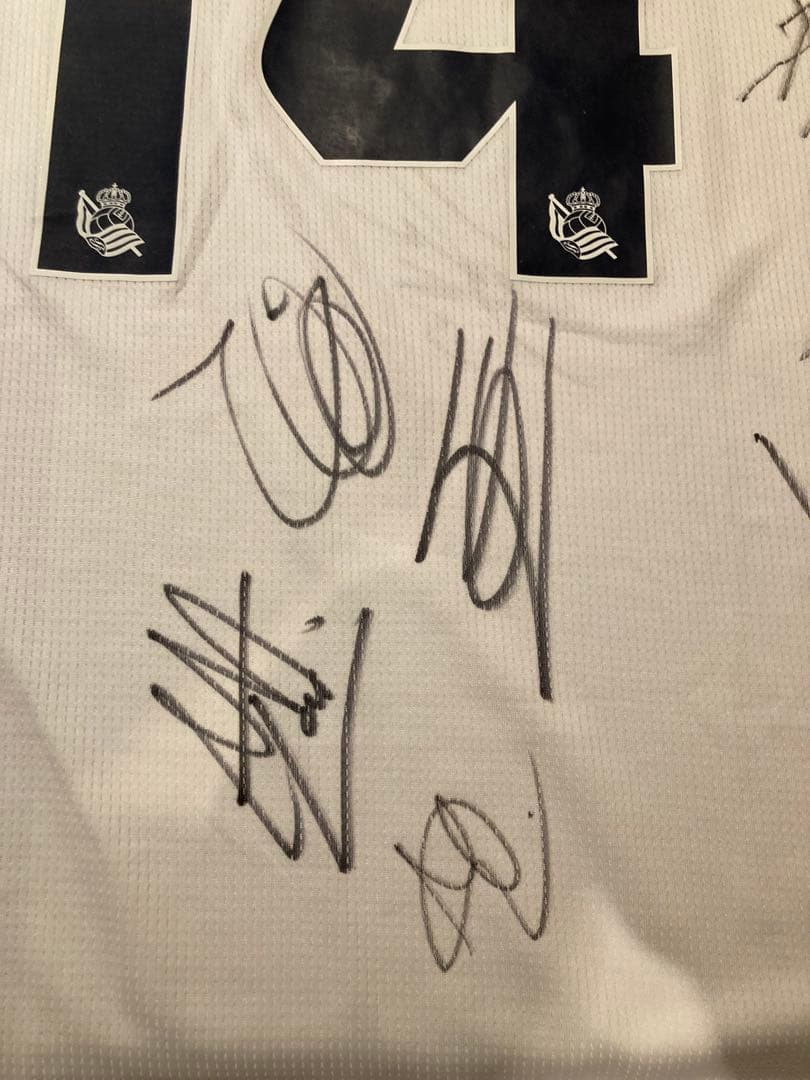 レアル・ソシエダ ジャパンツアー久保・メンデス含12名直筆サイン入りユニフォーム