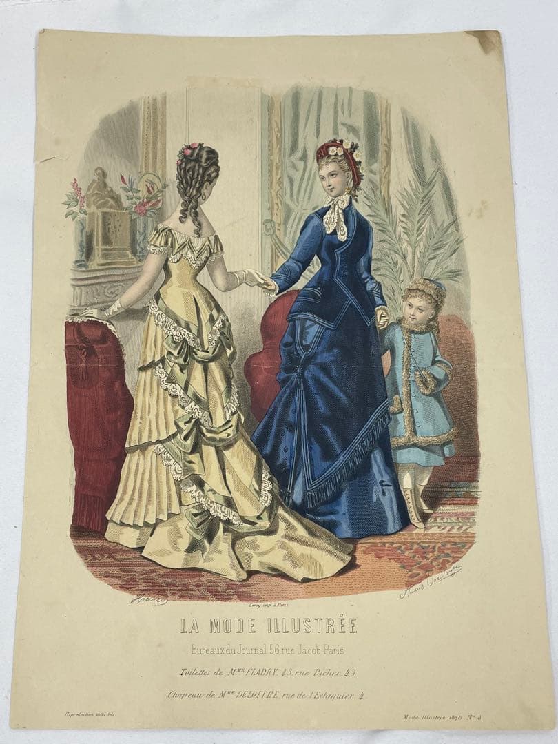 ラモード　イラスト　ファッションプレート　まとめ　パリ装飾美術館　トランプ　付