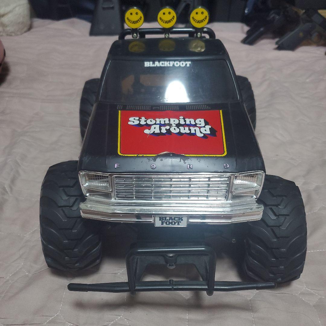 【ジャンク品】　ラジコンカー　タミヤ　ブラックフット　1/10