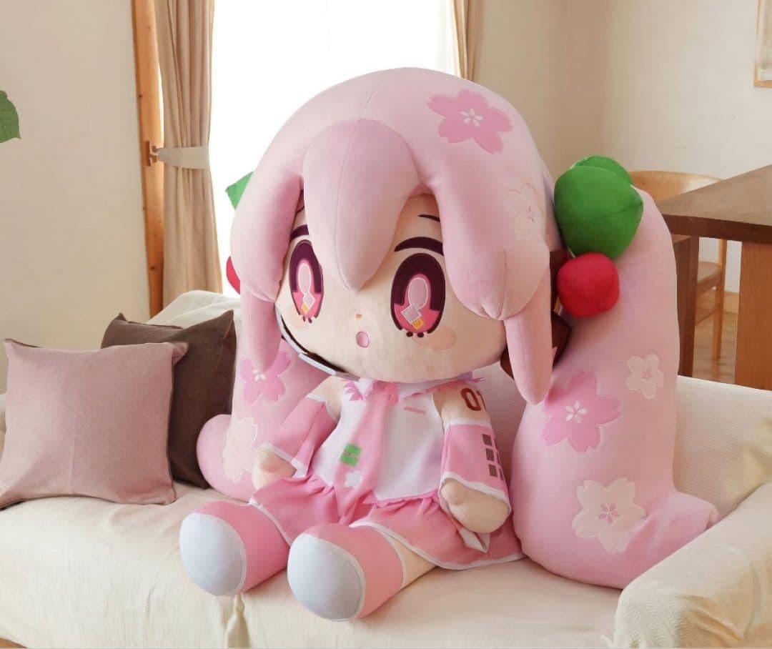 タイトー どきゅーと 桜ミク 超特大ぬいぐるみ