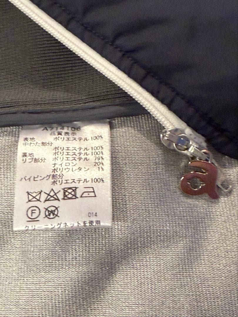 【美品】アルチビオ 中綿 ワンピース 長袖 2way ネイビー 40