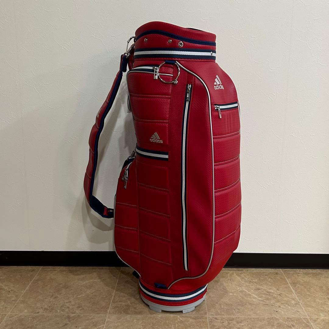 adidas アディダス レッド キャディバッグ