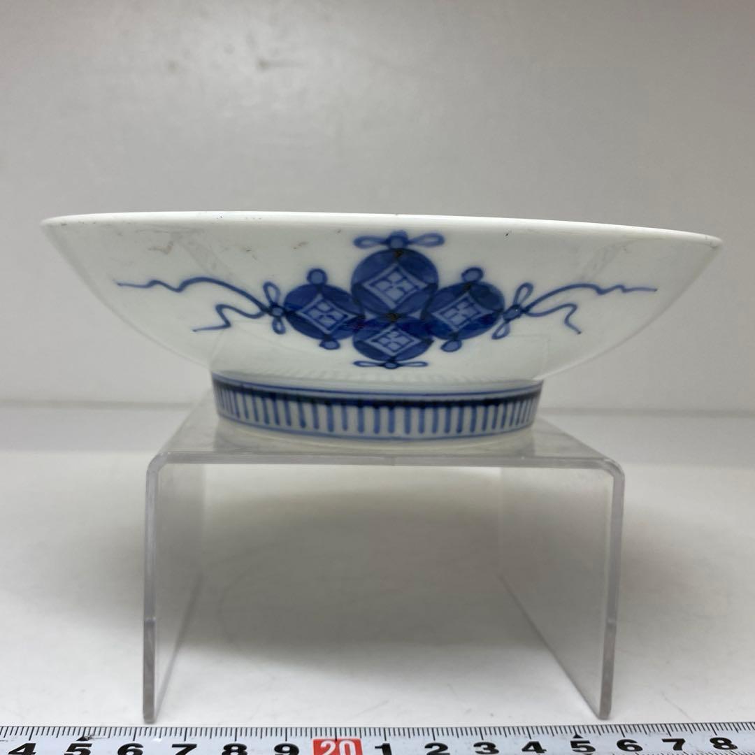 江戸後期　鍋島焼　櫛目高台　中皿　直径15.8㎝タトチ　東さ7-0330☆2F