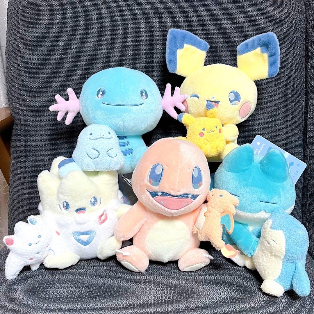 ポケモン Little Daydream ぬいぐるみ ウパー ピチュー ゴンベ