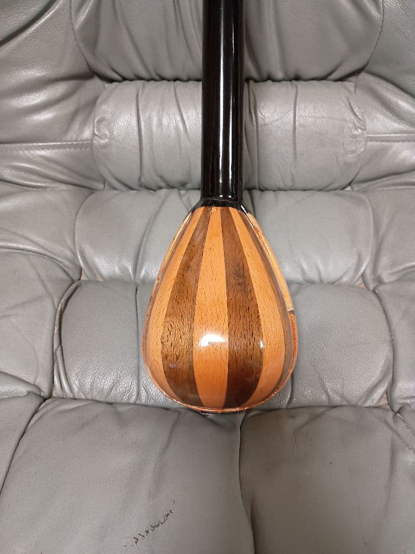 美品 希少品 花模様 マンドリン ケース付