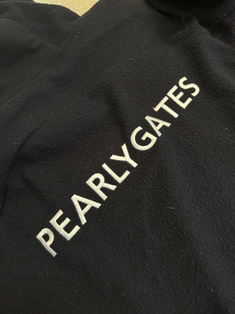 PEARLY GATES パーリーゲイツ フリースパーカー ブラック