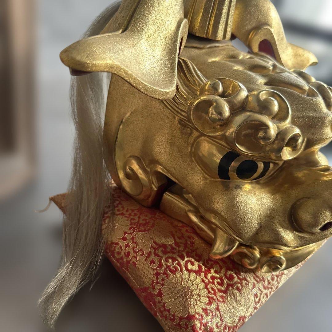 最終びっくりさらにお値下げ❣️迫力のお品‼️木彫　獅子頭