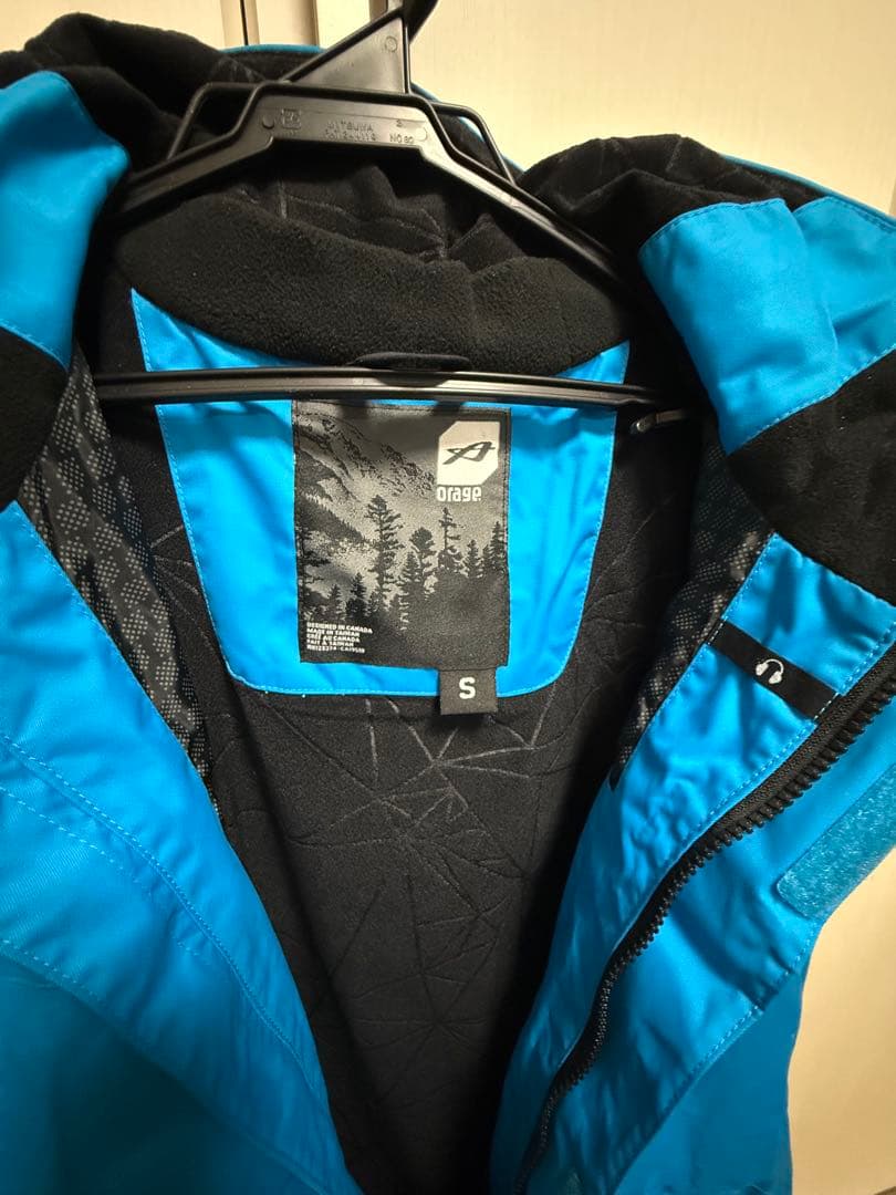 ORAGE オラージュ　skiウェア　Sサイズ　170㎝　ブルー　美品　M相当