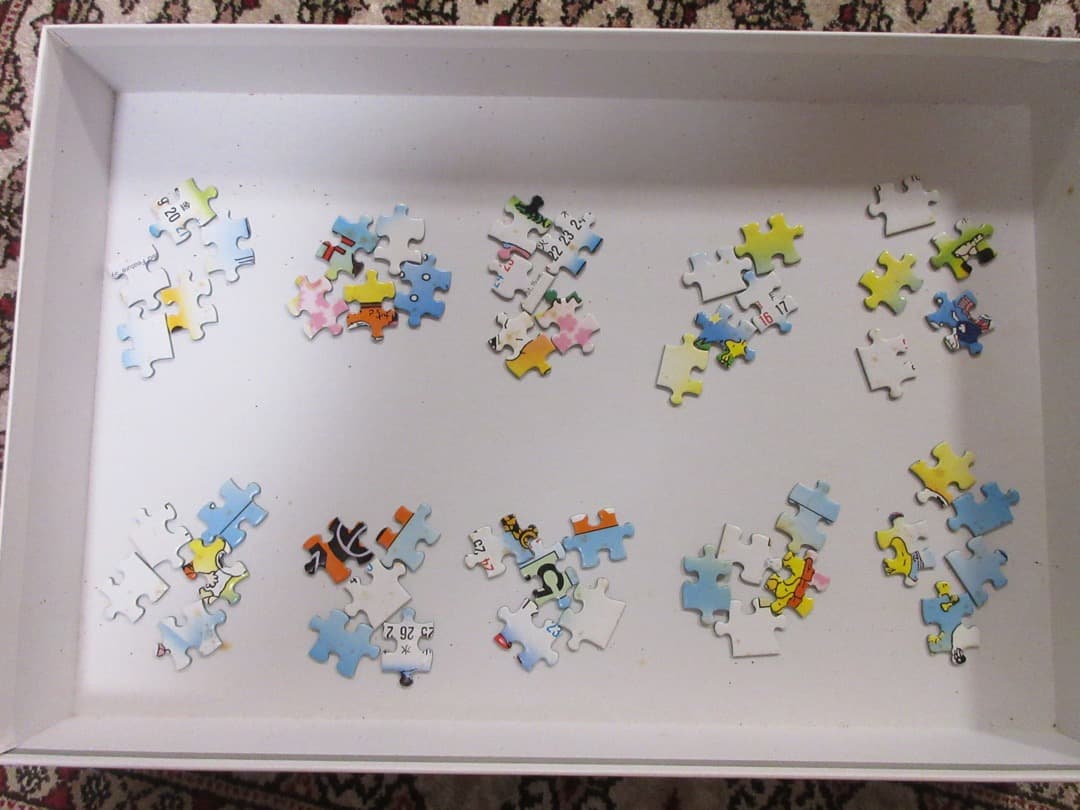 【中古品】スヌーピーカレンダージグソーパズル　1994年版 1000ピース